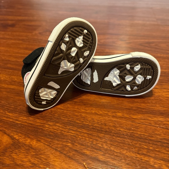 Converse Kids High-Top Sneakers - Black and Yellow - Picture 2 of 3